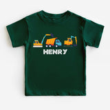 Dumptruck Birthday Shirt, Birthday Boy T-shirt, Kids Birthday Tee, Construction Shirt