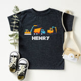 Dumptruck Birthday Shirt, Birthday Boy T-shirt, Kids Birthday Tee, Construction Shirt