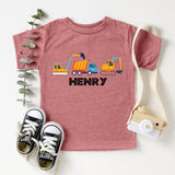 Dumptruck Birthday Shirt, Birthday Boy T-shirt, Kids Birthday Tee, Construction Shirt