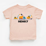 Dumptruck Birthday Shirt, Birthday Boy T-shirt, Kids Birthday Tee, Construction Shirt