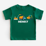 Dumptruck Birthday Shirt, Birthday Boy T-shirt, Kids Birthday Tee, Construction Shirt