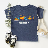 Dumptruck Birthday Shirt, Birthday Boy T-shirt, Kids Birthday Tee, Construction Shirt