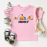 Dumptruck Birthday Shirt, Birthday Boy T-shirt, Kids Birthday Tee, Construction Shirt