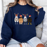 Christmas Chicken Sweatshirt, Merry Chickmas Shirt, Chicken Lover Shirt