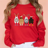 Christmas Chicken Sweatshirt, Merry Chickmas Shirt, Chicken Lover Shirt
