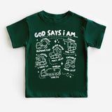 God Says I Am Construction Shirt, Bible Verse T-Shirt
