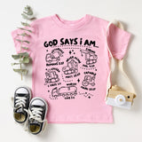 God Says I Am Construction Shirt, Bible Verse T-Shirt