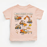 God Says I Am Truck Shirt, Christian Kids Construction T-Shirt