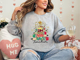 Christmas Pencil Tree Teacher Shirt, Teacher Shirt, Christmas Teacher Shirt