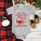 Santa Claus World Tour T-Shirt, Santa Claus Shirt, Christmas Sweatshirt