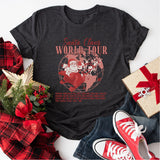 Santa Claus World Tour T-Shirt, Santa Claus Shirt, Christmas Sweatshirt