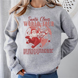 Santa Claus World Tour T-Shirt, Santa Claus Shirt, Christmas Sweatshirt