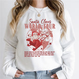 Santa Claus World Tour T-Shirt, Santa Claus Shirt, Christmas Sweatshirt