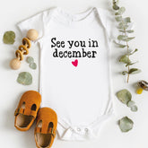 See You In December Onesie, Baby Reveal T-Shirt, Pregnancy Announcement Shirt