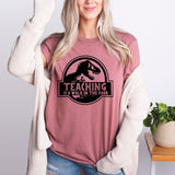 Teaching Is A Walk In The Park Shirt, Dinosaur Teacher Tee, Back To School Shirt