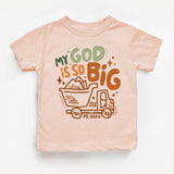 My God Is So Big Shirt, Christian Kids Truck Shirt