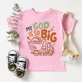 My God Is So Big Shirt, Christian Kids Truck Shirt