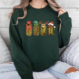 Christmas Pickle Sweatshirt, Canning Season Sweatshirt, Pickle Lovers Shirt