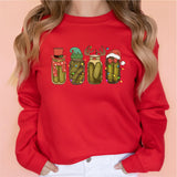 Christmas Pickle Sweatshirt, Canning Season Sweatshirt, Pickle Lovers Shirt