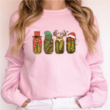 Christmas Pickle Sweatshirt, Canning Season Sweatshirt, Pickle Lovers Shirt