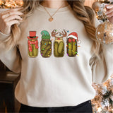 Christmas Pickle Sweatshirt, Canning Season Sweatshirt, Pickle Lovers Shirt