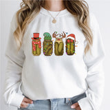 Christmas Pickle Sweatshirt, Canning Season Sweatshirt, Pickle Lovers Shirt