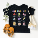 God Says I am Shirt, Christian Shirt