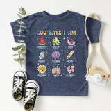 God Says I am Shirt, Christian Shirt