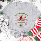 Christmas Sweatshirt, Candy Cane Shirt, Retro Old Fashioned Candy Cane Sweater