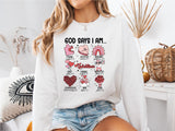 God Says I am- Valentine's Day Shirt, Inspirational Bible Verse T-Shirt, Jesus Valentine Tee