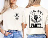 Bride Or Die Bachelorette Shirt, Till Death Do Us Party Rock Hand T-Shirt, Bride Shirt