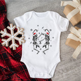 Dancing Skeleton Christmas Shirt, Funny Christmas Shirt, Christmas Party Tees