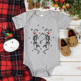 Dancing Skeleton Christmas Shirt, Funny Christmas Shirt, Christmas Party Tees