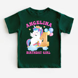 Unicorn Birthday Party Family Shirt, Custom Birthday Party Shirts