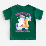 Unicorn Birthday Party Family Shirt, Custom Birthday Party Shirts