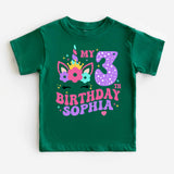 Matching Family Birthday Shirts for Unicorn Party