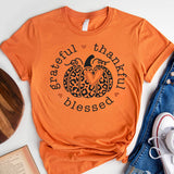 Thankful Grateful Blessed Shirt, Thanksgiving Shirt