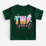 Two Ice Cream Birthday Matching Shirt, 2nd Birthday Shirt