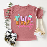 Two Ice Cream Birthday Matching Shirt, 2nd Birthday Shirt