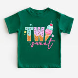 Two Ice Cream Birthday Matching Shirt, 2nd Birthday Shirt