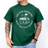 Live Your Adventure Shirt, Adventure T-Shirt, camping shirt, camp life shirt,