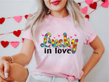Autism Lucky In Love Shirt, Different Not Less T-Shirt, Autism Awareness Shirt