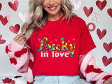 Autism Lucky In Love Shirt, Different Not Less T-Shirt, Autism Awareness Shirt