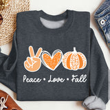Peace Love Fall Shirt, Peace Love Pumpkin, Cute Fall Shirt