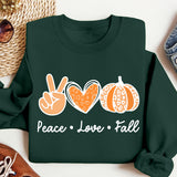 Peace Love Fall Shirt, Peace Love Pumpkin, Cute Fall Shirt