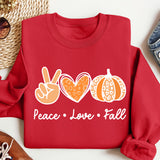Peace Love Fall Shirt, Peace Love Pumpkin, Cute Fall Shirt