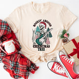 Rocking Around The Christmas Tree Shirt, Christmas Skeleton Shirt