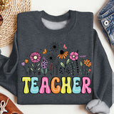 Flower Teacher Shirt, Teacher Shirts, Teacher T-Shirt