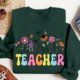 Flower Teacher Shirt, Teacher Shirts, Teacher T-Shirt