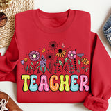 Flower Teacher Shirt, Teacher Shirts, Teacher T-Shirt